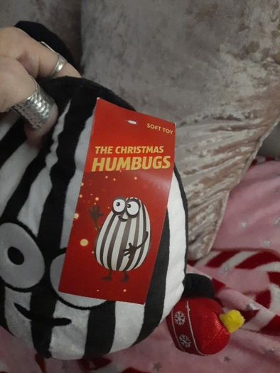 Christmas humbug soft toy