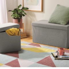 Blanket/storage box grey