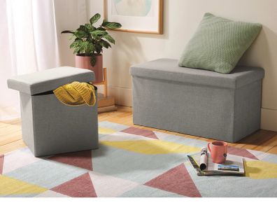 Blanket/storage box grey