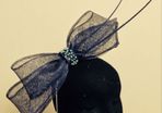 Handmade Navy Fascinator