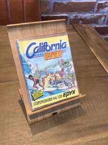 C64 - California Games - Commodore 64 Medium Jewel Tape Game - complete in box