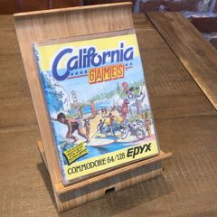 C64 - California Games - Commodore 64 Medium Jewel Tape Game - complete in box
