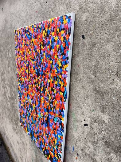 Broken Flowers  Original Abstract Painting