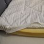 Memory Foam Mattress Topper - White Image 3