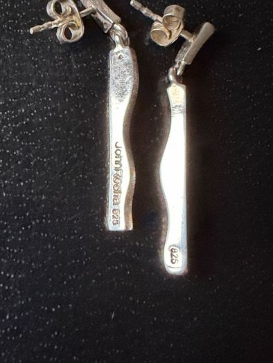 John Rocha silver earrings