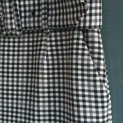 M&S gingham belted midi skirt with pockets Sz 12