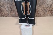 Kids SANDEE COOL-TEC SHIN GUARDS muay thai SIZE XS extra small + groin guard cup