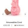 New JELLYCAT Amuseable Coral Image 2