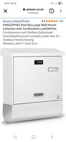 post box brand new boxed