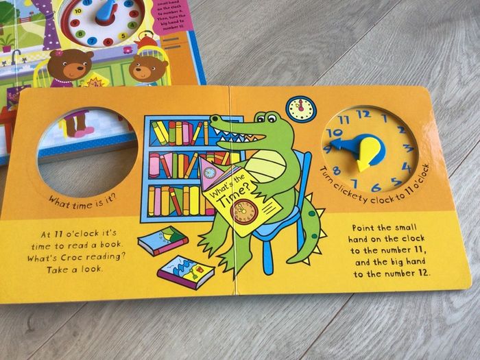 Wooden Toy clock