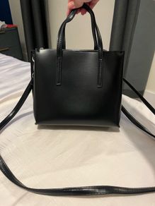 Mini bag with handle and strap