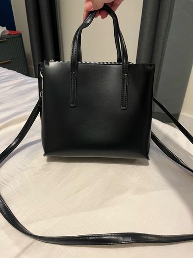 Mini bag with handle and strap