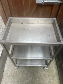 Stainless steel trolley