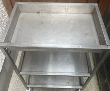 Stainless steel trolley