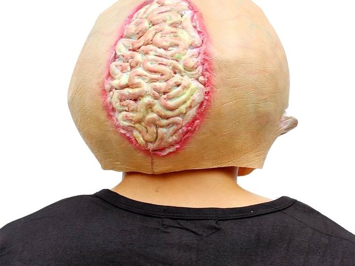 Alien Mask ET Dress Up Halloween Costume Party Latex Full Head Scary Horror Mask