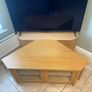 Solid Oak TV Cabinet Image 3