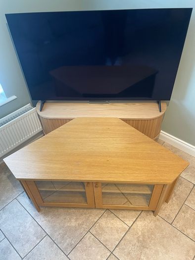 Solid Oak TV Cabinet