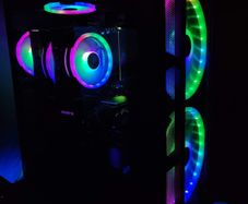 PC Case E-ATX 6 RGB Fans + Fan Controller