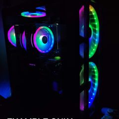 PC Case E-ATX 6 RGB Fans + Fan Controller