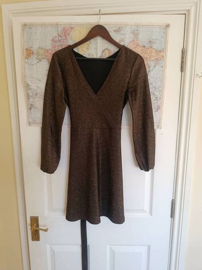Gold Vila dress