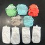 Newborn cloth nappy bundle Image 4