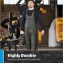 Waterproof Bib Brace Navy Blue Trousers Breathable Windproof S-XXL 521 Image 7