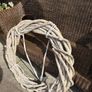 Very large 85cm diameter densely woven birch wreath BASE Image 10