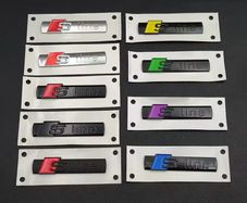 Audi S line badges x2