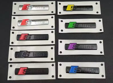 Audi S line badges x2