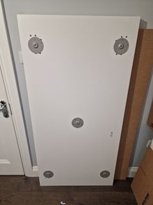 Ikea Trotten Desk White 160x80cm with OLOV Legs