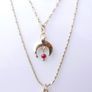 Freedom Jewellery Gold Plated Unique Pendant and Chain Image 3