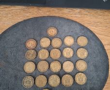 George VI threepence coins