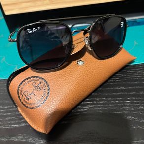 Ray-Ban Men's Black and Purple Sunglasses