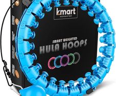 NEW SALE | Smart Hula Ring Hoops, Weighted Hula Circle 24 Detachable Fitness Ring with 360 Degree Auto-Spinning Ball Gymnastics, Massage, Adult Fitness for Weight Loss