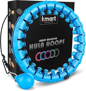 NEW SALE | Smart Hula Ring Hoops, Weighted Hula Circle 24 Detachable Fitness Ring with 360 Degree Auto-Spinning Ball Gymnastics, Massage, Adult Fitness for Weight Loss