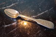 Antique Oxo brand teaspoon