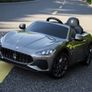 Maserati Children's Ride-on Toy Car- Gray Colour Image 2