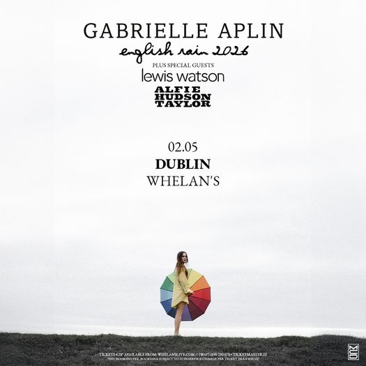 2 x Tickets to Gabrielle Aplin Whelan's May 2nd