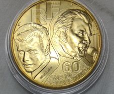 France 0.25 Euro Copper Uncirculated Coin 2020 - Johnny Hallyday 60 Years of Memories - Johnny Hallyday 60 Years of Memories