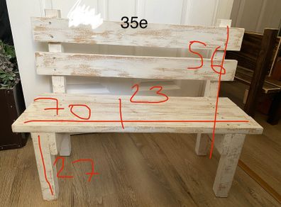 wooden bench