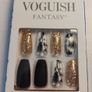 Black Gold False Nail Set Image 2