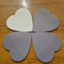 200 Gray Hearts Transparent Sticky Notes Image 2
