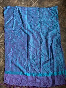 Blue & Purple Cashmere Scarf