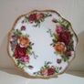 Butter Pat / Coaster x 2 Royal Albert Old Country Roses Bone China Image 2