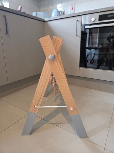 Wooden baby gym