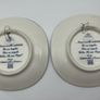 Arabia Finland Give Us Angels Small Wall Plate - Pair of Two Rare Plates - Vintage 90s Image 2