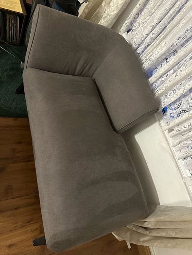 Grey chaise lounge