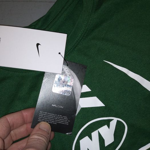 FREE POST New York Jets (XL) Tshirt Tee Shirt Jersey BNWT Nike Green American Football NFL USA Extra Large