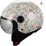 BHR 801 Multicolor Motorcycle Helmet Size M Image 2