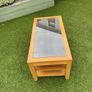 Coffee table/television table, curtain poles Image 2